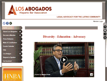 Tablet Screenshot of losabogados.org